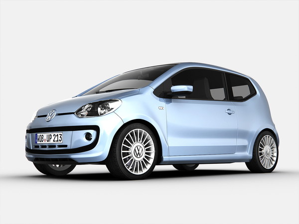 volkswagen car 3d obj - Volkswagen Up (2013)... by Swan3DStudios